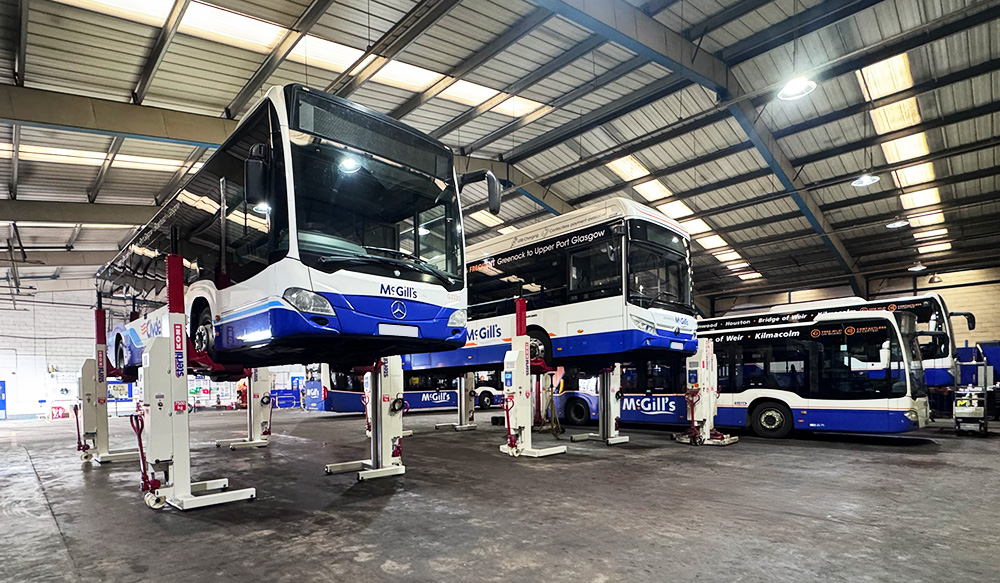 McGill’s Bus Service, the UK’s largest independent bus and coach operator, has expanded its workshop with Stertil-Koni wireless mobile column lifts. 

stertil-koni.co.uk/news/2025/mcgi…