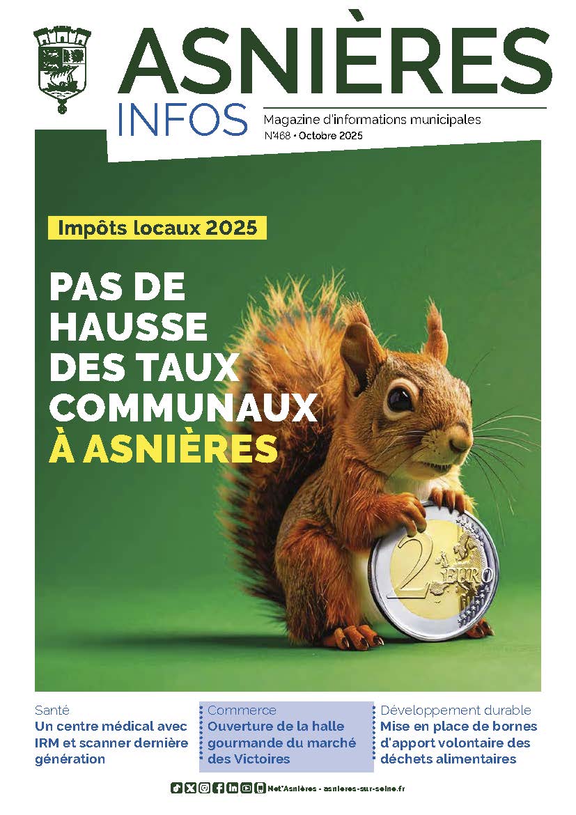 🙂𝗩𝗼𝘁𝗿𝗲 𝗻𝗼𝘂𝘃𝗲𝗮𝘂 𝗺𝗮𝗴𝗮𝘇𝗶𝗻𝗲 𝗔𝘀𝗻𝗶𝗲̀𝗿𝗲𝘀 𝗶𝗻𝗳𝗼𝘀 𝗲𝘀𝘁 𝗱𝗶𝘀𝗽𝗼𝗻𝗶𝗯𝗹𝗲 𝗲𝗻 𝗹𝗶𝗴𝗻𝗲.

Consultez-le sur notre site Internet 👉bit.ly/3KwUDZ4

💶Impôts locaux :
▸Comprendre votre votre taxe foncière.
▸Pas de hausse du taux communal pour