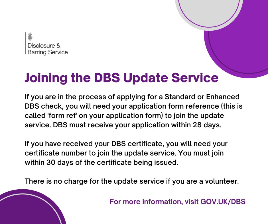 The Disclosure & Barring Service tweet media