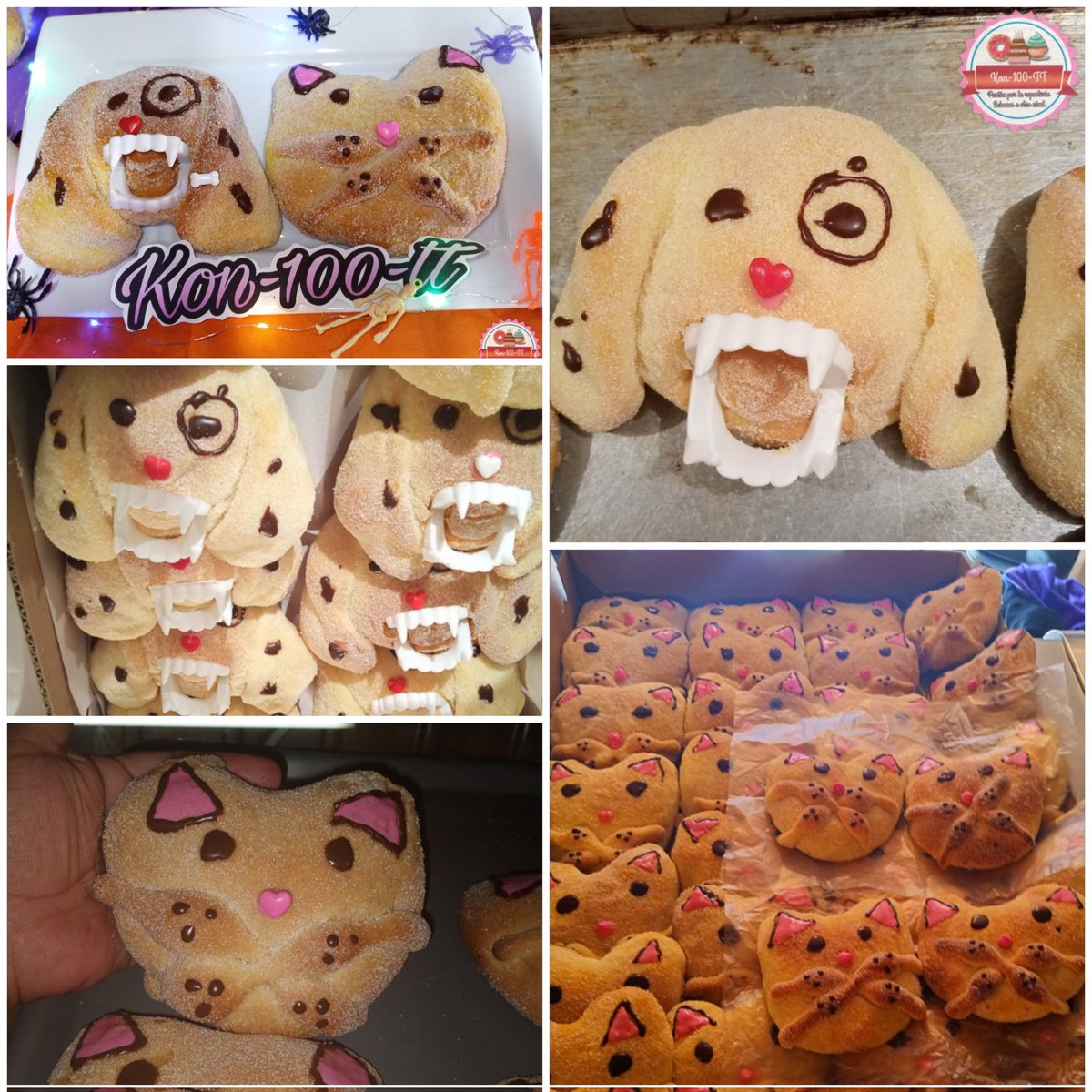 Kon100tt's tweet photo. Ya es octubre y ¡huele a pan de muerto! 💀🏵️
Se antoja un Vampi-Perro 🐶 o un Michi-Muerto 🐱 👉 ¿Tú con cuál te quedas?
Perfectos para Halloween y Día de Muertos 🎃✨

#Kon100tt #Vampiperros #Michimuertos #PanDeMuerto #DiaDeMuertos #Halloween https://t.co/ti6bL2Qmz7