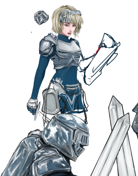 NPC gaining more attention from me compare to MC😂

Metal study- Always focus more on what being reflected on the metal's surface