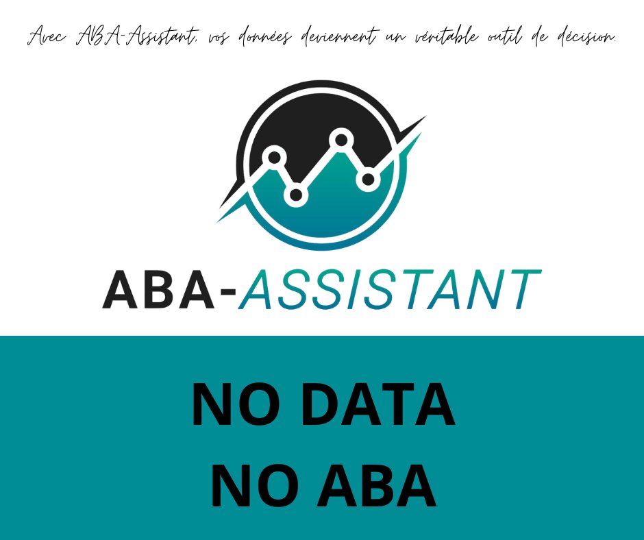 👉 Sans données, pas d’ABA.
Les observations seules ne suffisent pas : seules les mesures objectives montrent si une intervention fonctionne.
📊 Avec ABA-Assistant, chaque progrès est suivi en temps réel.