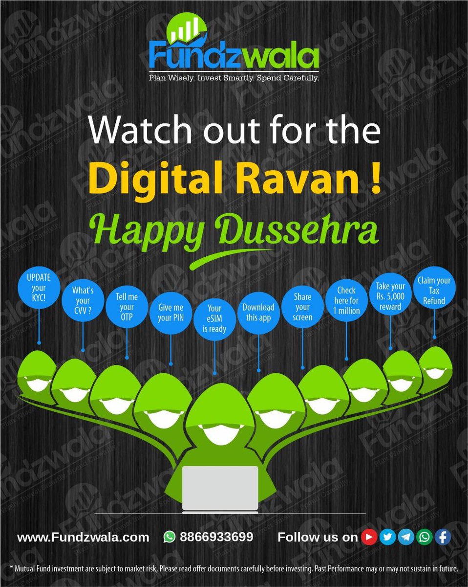 fundzwala's tweet photo. 🎉✨ Fundzwala wishes You &amp; Your Family a Very Happy Dussehra!✨🎉 https://t.co/IZKMzH3Y65