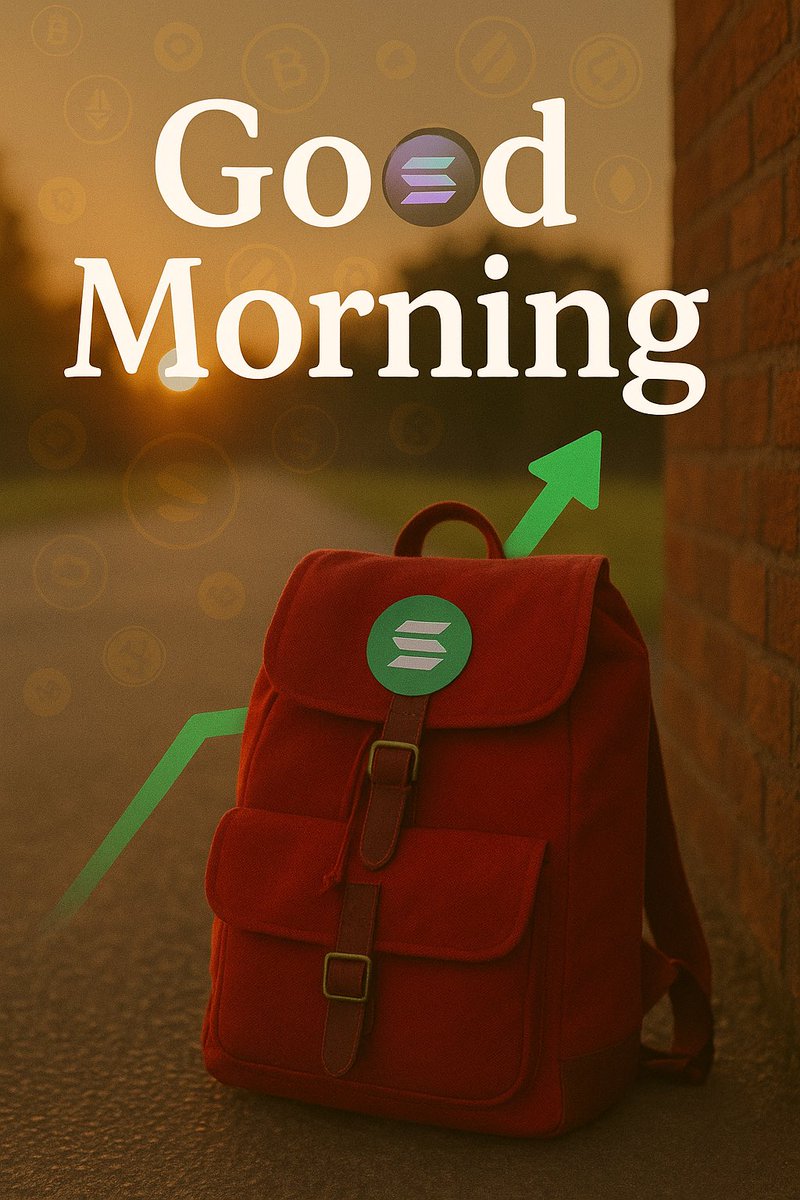 Gm! 🌅
Solana on the rise again — and 🎒 is about to outperform like crazy this quarter. 🚀
Grab some while you can, you’ll thank me later.

HMaJxXp3Ja81jSwigF6zGaMt79hNZuczrw6i7LjTbonk

#Solana #Crypto #DeFi #BAGSeason