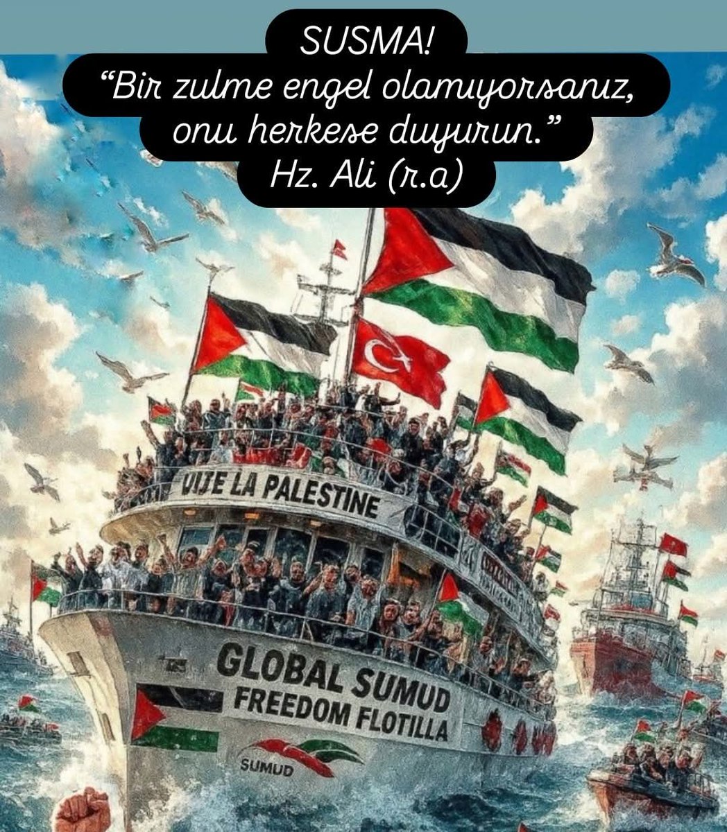 #MyAgendaSumud 
#FreeGaza 
#GlobalSumudFlotilla 
#naziisrael