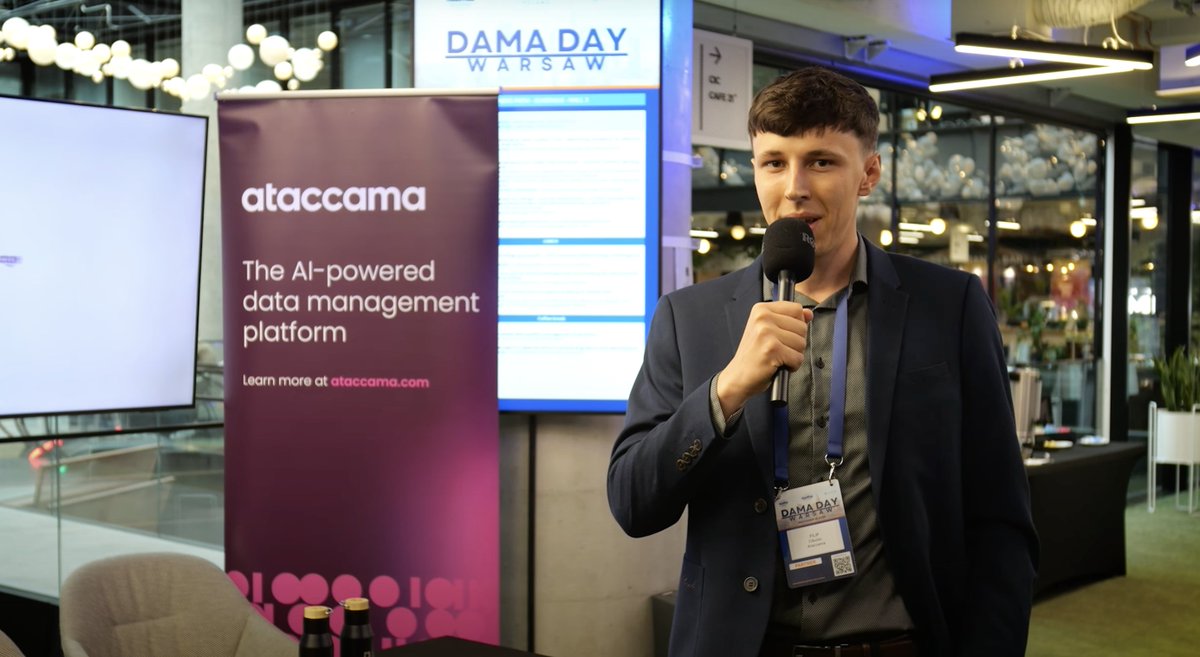 ataccama's tweet image. Looking back at an amazing #DAMADayWarsaw 2025 — full of energy, insights, and great discussions with the #datacommunity. Thanks to DAMA for bringing us together! 🇵🇱✨ Proud to see our team’s thoughts featured below:
📹 youtu.be/_2X4SYpjwJM?si….