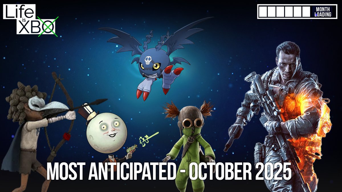 The <a href="/Life_is_Xbox/">LifeisXbox.eu</a> crew composed their Top 5 most anticipated releases of October 2025. What are yours?
 
lifeisxbox.eu/most-anticipat…