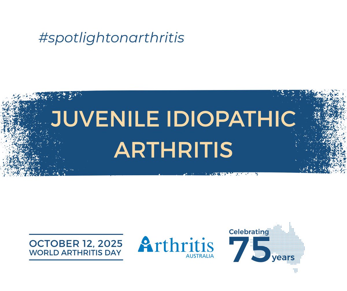 Arthritis can affect children too. #JuvenileIdiopathicArthritis (JIA) is the most common type in childhood, with over 31,000 children and young people in Australia living with the condition. Learn more: arthritisaustralia.com.au/types-of-arthr…
#WorldArthritisDay2025 #worldarhritisday2025