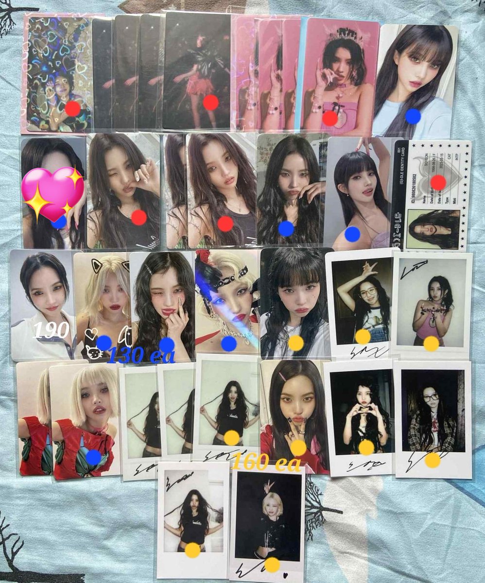 #shuspaboONHANDS

-some still negotiable
-onhand and ready to ship
-mod: flash
-1 month reservation w/ nrdp / PAYO
-sensitive❌️
-ww✅

🏷 wts lfb gidle (g)i-dle idle pc miyeon minnie soojin soyeon 여자아이들 아이들 양도 미연 민니 수진 소연