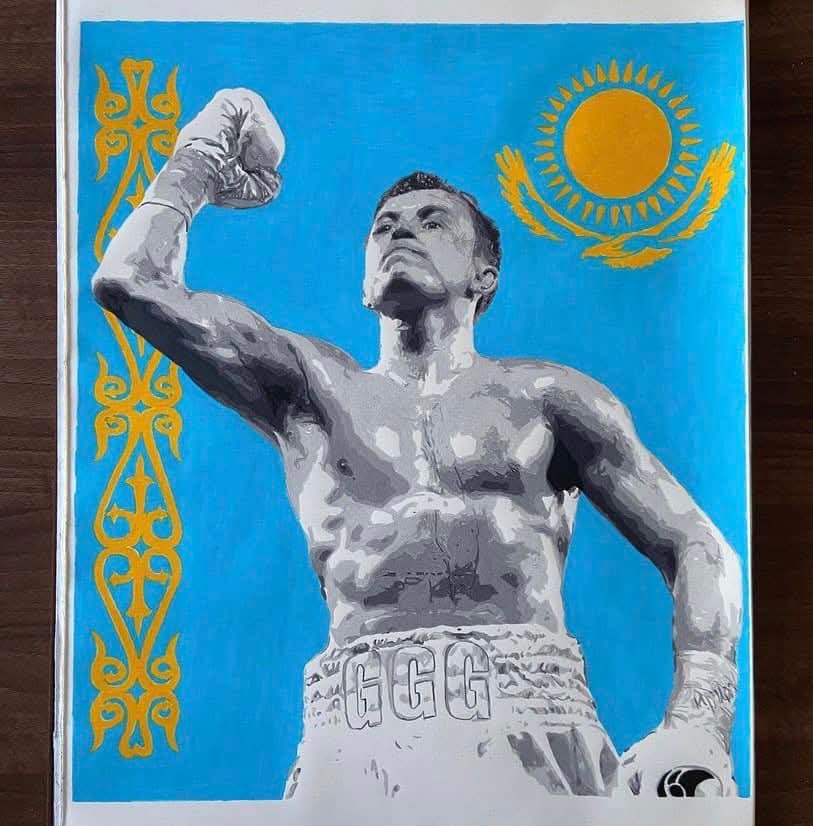 My pencil sketch from the same fight.