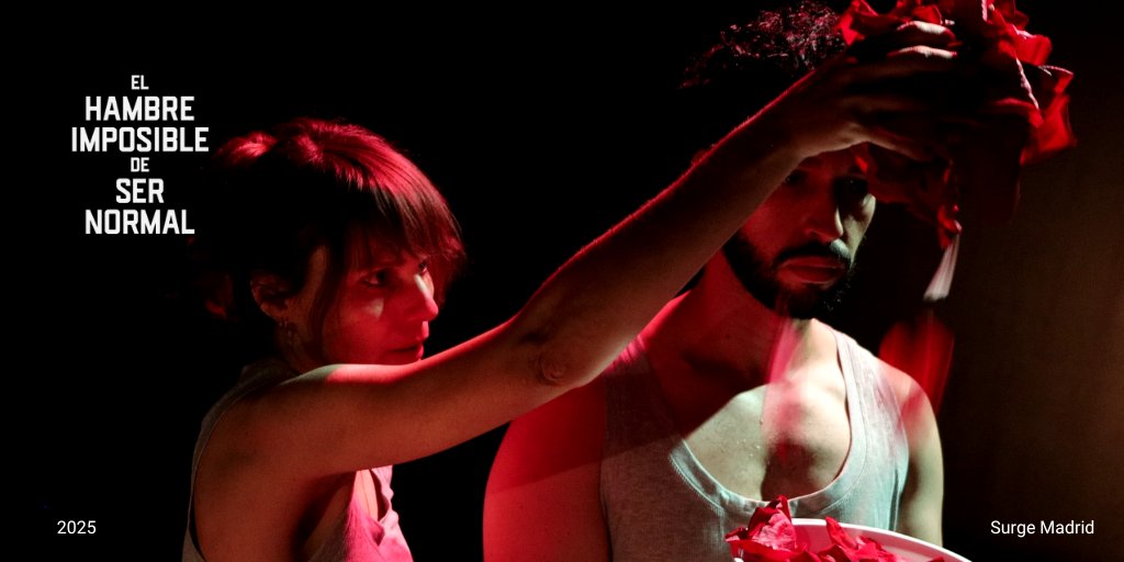 🔥Hoy y mañana, a las 19:30h, os esperamos en <a href="/teatrobarrio/">Teatro del Barrio</a> con 'El hambre imposible de ser normal. ¡Venga, que estrenamos!

Entradas: teatrodelbarrio.com/el-hambre-impo…

#octubre #Surge #Madrid #Lavapiés #Tatro #Cultura #Estigma #SurgeMadrid2025