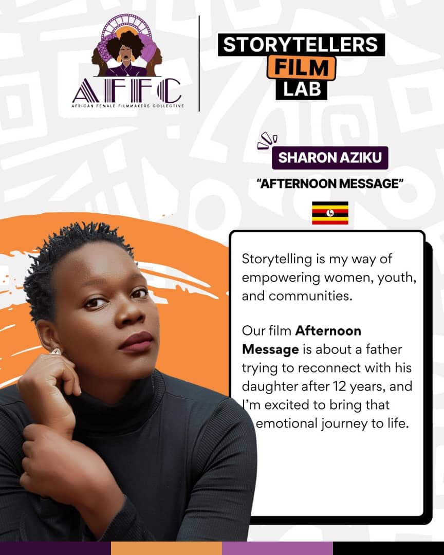 NUFA_OFFICIAL1's tweet photo. We're proud to have one of our own, @Sharon_Aziku from Arua, selected for the African Female Filmmakers Collective's Storytellers Film Lab joining  61 other talented filmmakers across Africa to amplify new voices of emerging talent. Her dedication to the film sector is inspiring https://t.co/YF6ljr4z41