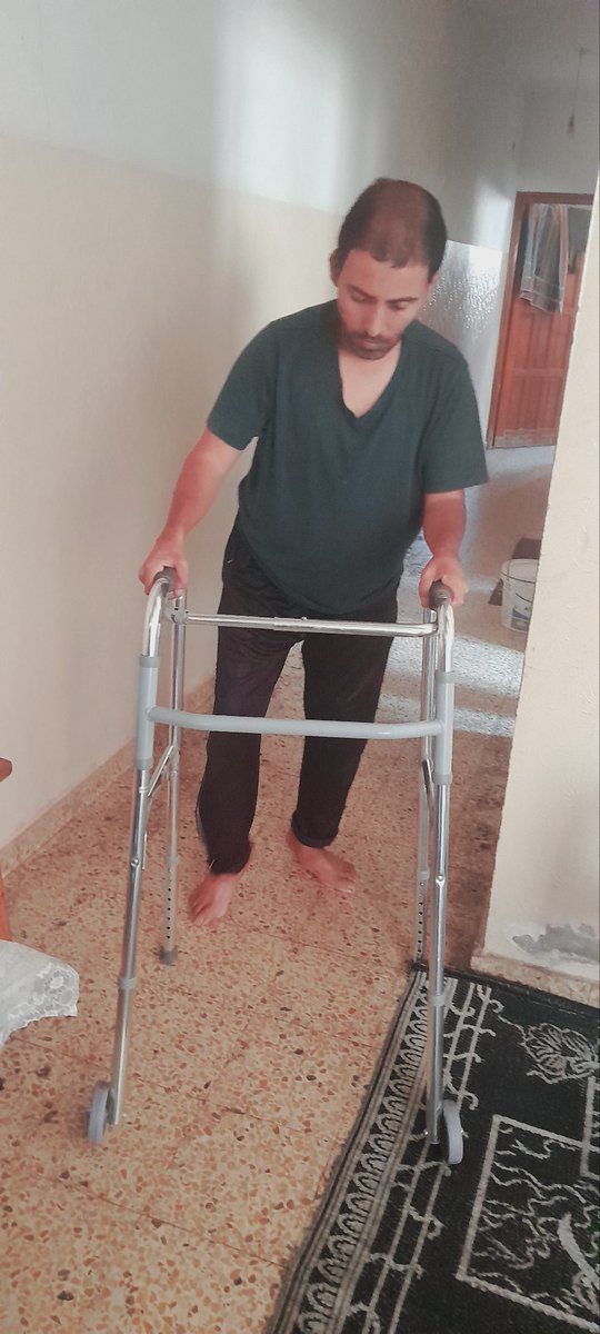 Friends, our home is gone, our dreams, memories and belongings are destroyed.  🥺🥺🥺
Mohammed and Diaa had wheelchairs and walkers that they couldn't live without. They were all buried under the rubble, and now we want to buy new ones so they can walk and move. We need $500 🙏🙏