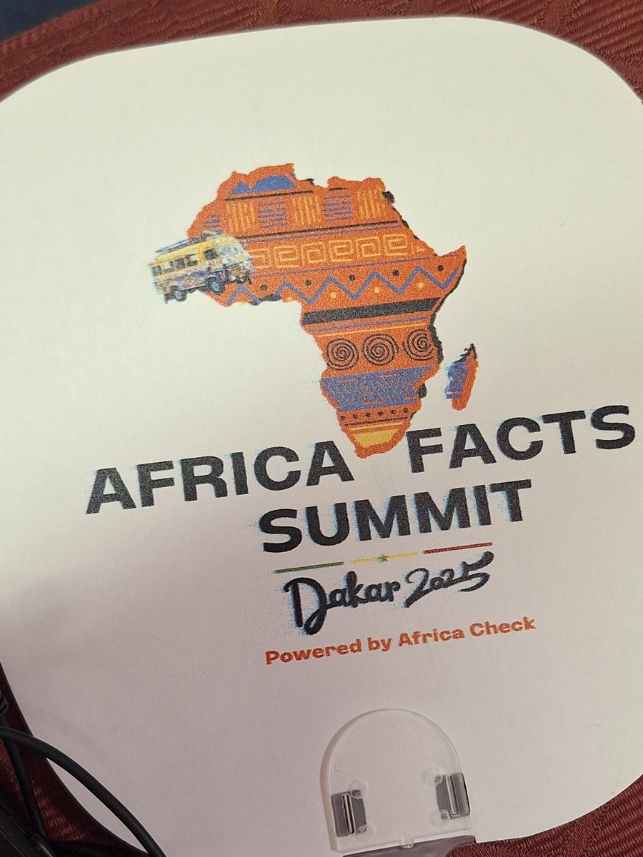 Prof <a href="/KimaniPete/">Peter Kimani</a> speaks on the power of information verification in journalism at the #AfricaFactsSummit2025 in Dakar, Senegal. 

Verification of data, including health data is important. Media startups like <a href="/defronteramedia/">Defrontera</a> stepping in for data-backed journalism.