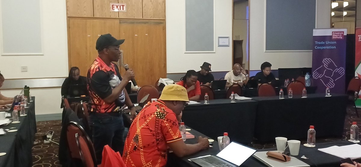 _cosatu's tweet image. #Cosatu/#AIDC workshop commissioners are engaging in plenary in Johannesburg to formulate key recommendations from affiliated trade unions @AIDC_RSA @UNFCCC @FAOclimate @climate #JustEnergyTransition #ClimateChange #JustEnergy #EconomicGrowth #ClassStruggle #ClassWar