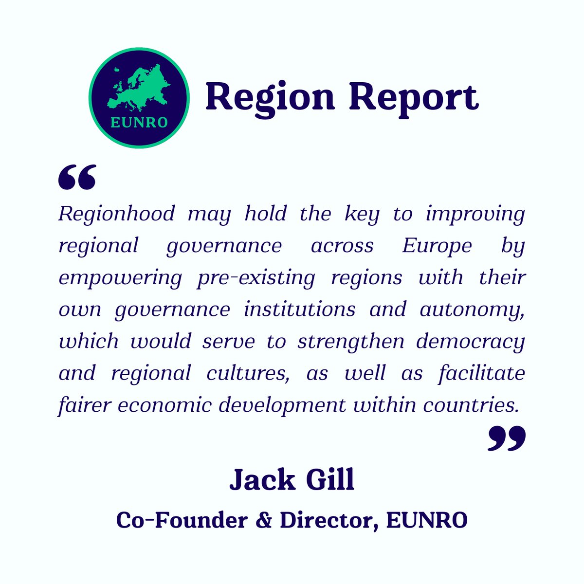 European Nations and Regions Organisation (EUNRO) tweet media