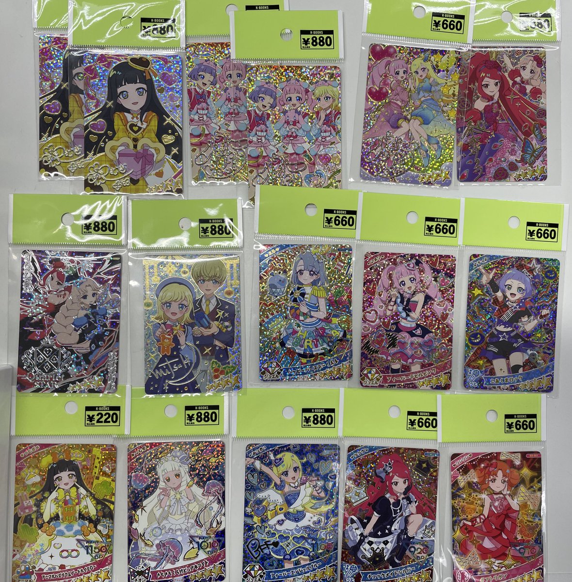 入荷情報】 プリティーシリーズ アイプリ アイプリカード まとめて入荷