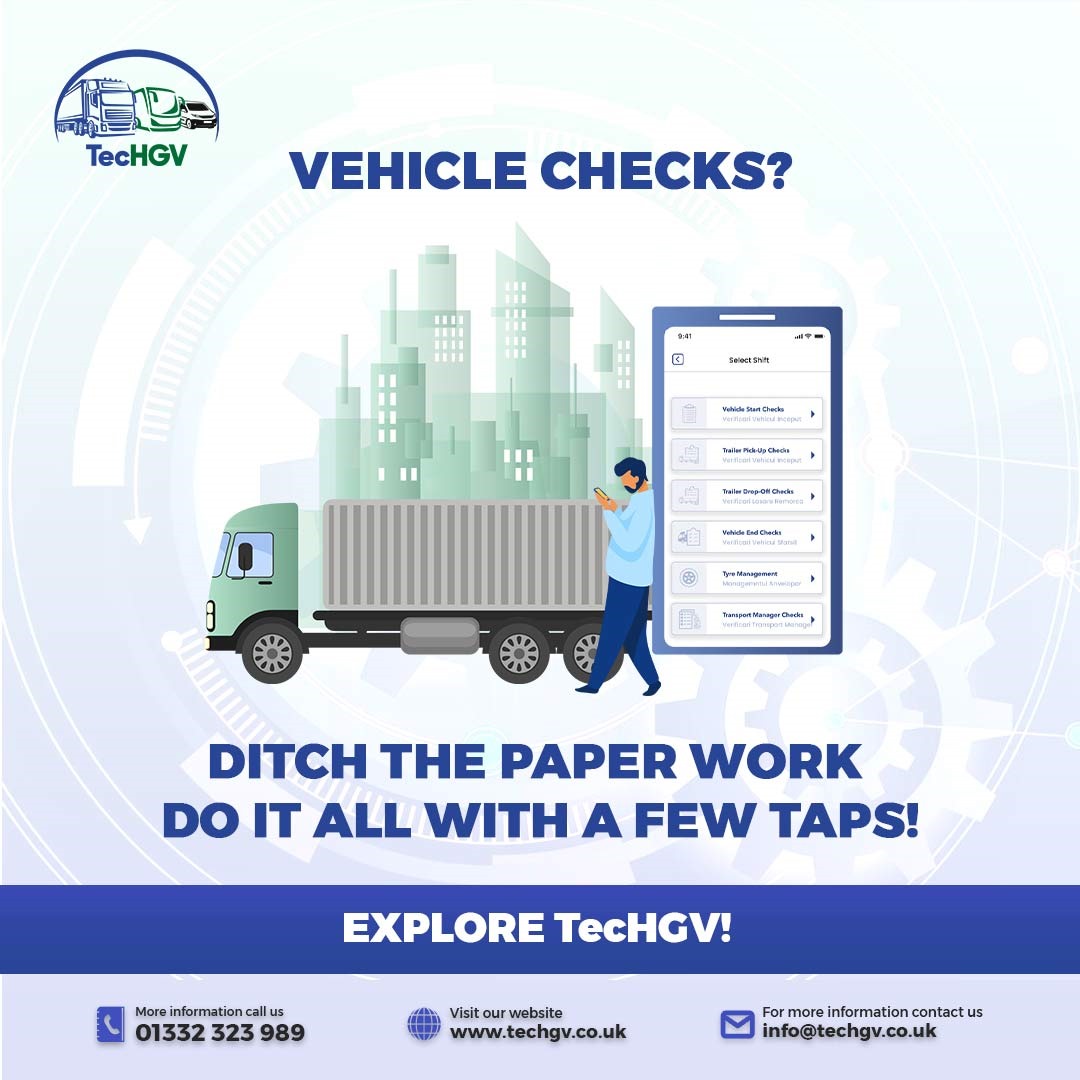 TecHGV_Official's tweet image. 📑 Make vehicle inspections faster and easier with 𝐓𝐞𝐜𝐇𝐆𝐕’𝐬 digital checklists. Streamline your fleet’s compliance and save valuable time.
⁣
For more, please visit: ⬇⁣
techgv.co.uk⁣
⁣
#VehicleChecks #FleetManagement #DigitalChecks #DVSACompliance #TecHGV⁣