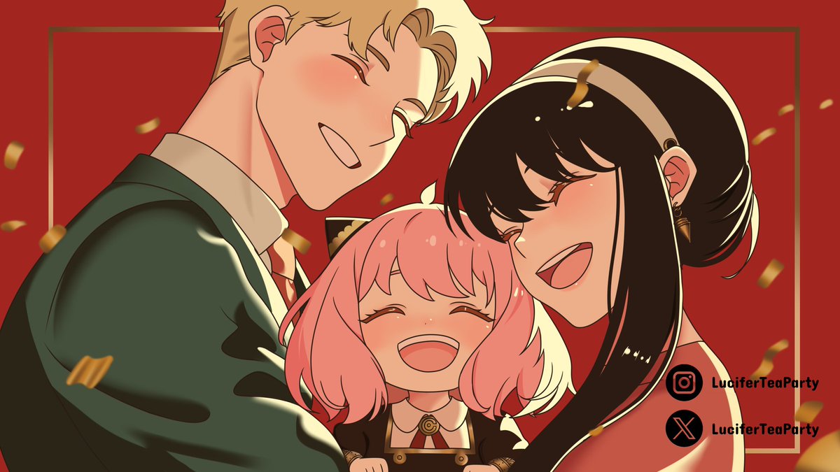 LuciferTeaParty's tweet photo. One's a spy. One's an assassin. One reads minds. And somehow, it works 👨👩👧🩷
#SpyxFamily #SpyxFamilyFanart #AnyaForger #LoidForger #YorForger #Anya #Loyd #Yor #Anime #animeart #SpyxFamilyArt #FoundFamily
#AnimeFanart #DigitalArt #FamilyPortrait
#CozyArt #AnimeArtist https://t.co/MPcVN85Rsp