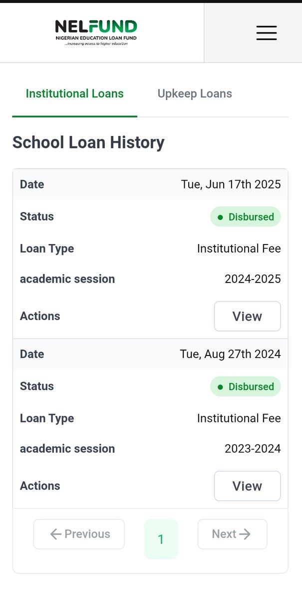 Gloria_Defi21's tweet photo. @NELFUND Dear @NELFUND 

Please kindly look into my case. My upkeep allowance has stopped coming since June, and I don’t know the reason. It has been very helpful to me. Also, I have not received my student loan for the 2024/2025 session, even though my portal status shows disbursed. https://t.co/jBGwIsEDJy