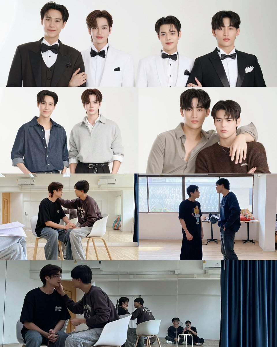 Yriety's tweet photo. คนจริงไม่เค้กนะคะ “My Romance Scammer รักจริง หลังแต่ง” เริ่มฟิตติ้งแล้วเตรียมลั่นระฆังวิวาห์เร็ว ๆ นี้ #MyRomanceScammer #JuniorMark #OhmPoon 💍💖 
.
ขอย้ำนี่ คือ ภาพจริง คนในภาพก็เป็นคนจริง ๆ หลังจา���ที่ทางออฟฟิเชียลได้ปล่อยภาพการรวมตัวเวิร์กชอปของเหล่านักแสดงซีรีส์ “My Romance Scammer รักจริง หลังแต่ง” ล่าสุด! ได้ฤกษ์ดี เปิดฟิตติ้งอย่างเป็นทางการเรียบร้อยแล้ว ซึ่งนำทีมโดย “จูเนียร์ ปณชัย” #junniorrs, “มาร์ค จิรันธนิน” #markjrtn, “โอห์ม ฐิติวัฒน์” #OhmThitiwat และ “ปูน มิตรภักดี” #poon_mit12 ฟิตติ้งครั้งนี้บอกเลยว่าเคมีดือมากกก เพราะทุกช็อตคือ “ภาพจริง คนจริง เคมีจริง” ที่ทำเอาแฟน ๆ หลุดกรี๊ดไปแล้วหลายตลบ 😝
.
แค่ภาพฟิตติ้ง และบรรยากาศการเวิร์กชอปยังเคมีฟุ้งขนาดนี้ในซีรีส์จะฟินขนาดไหน แฟน ๆ ปักหมุดรอติดตามซีรีส์ “My Romance Scammer รักจริง หลังแต่ง” ไว้ได้เลยแล้วเตรียมมาลั่นระฆังวิวาห์พร้อมกันเร็ว ๆ นี้ 💘✨
.
#Yriety 
#MyRomanceScammer 
#JuniorMark #OhmPoon