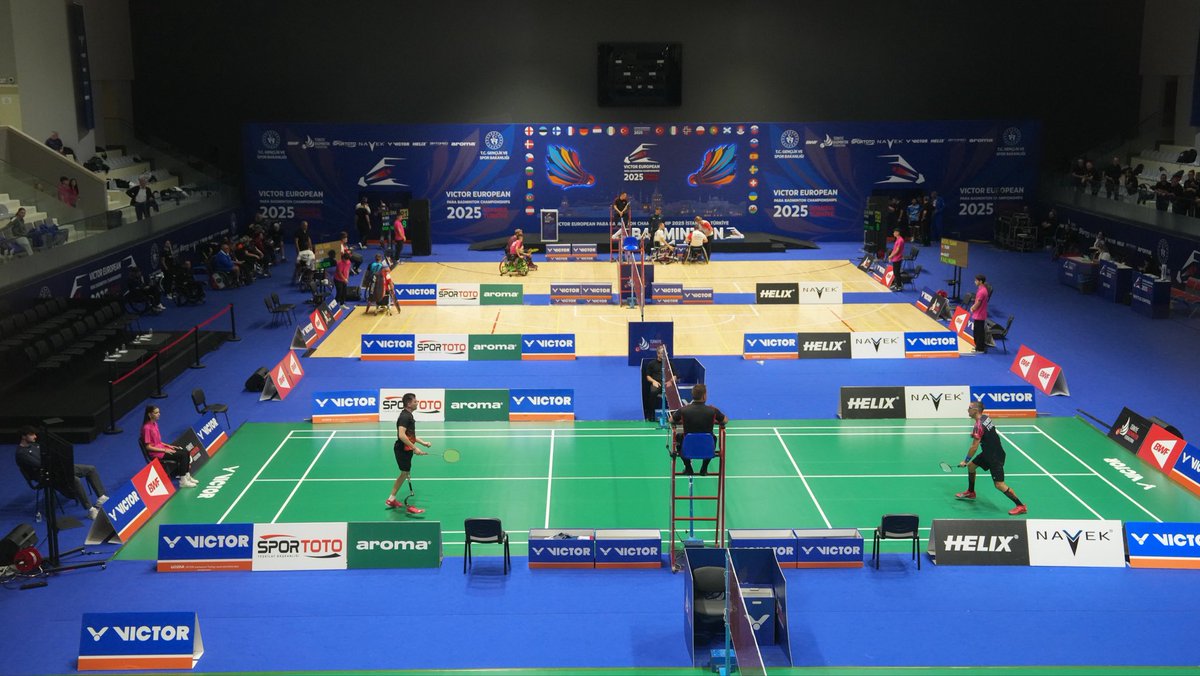 Avrupa Para Badminton Şampiyonası, İstanbul'da başladı.🏸

Valimiz Davut Gül, 27 ülkeden 196 sporcunun katılımıyla gerçekleşen şampiyonayı tribünden izleyerek sporcularımızın heyecanına ortak oldu.

<a href="/gul_davut/">Davut GÜL</a>
<a href="/TurkBadFed/">Türkiye Badminton Federasyonu</a> 

📍Küçükçekmece Ata Sporları Merkezi