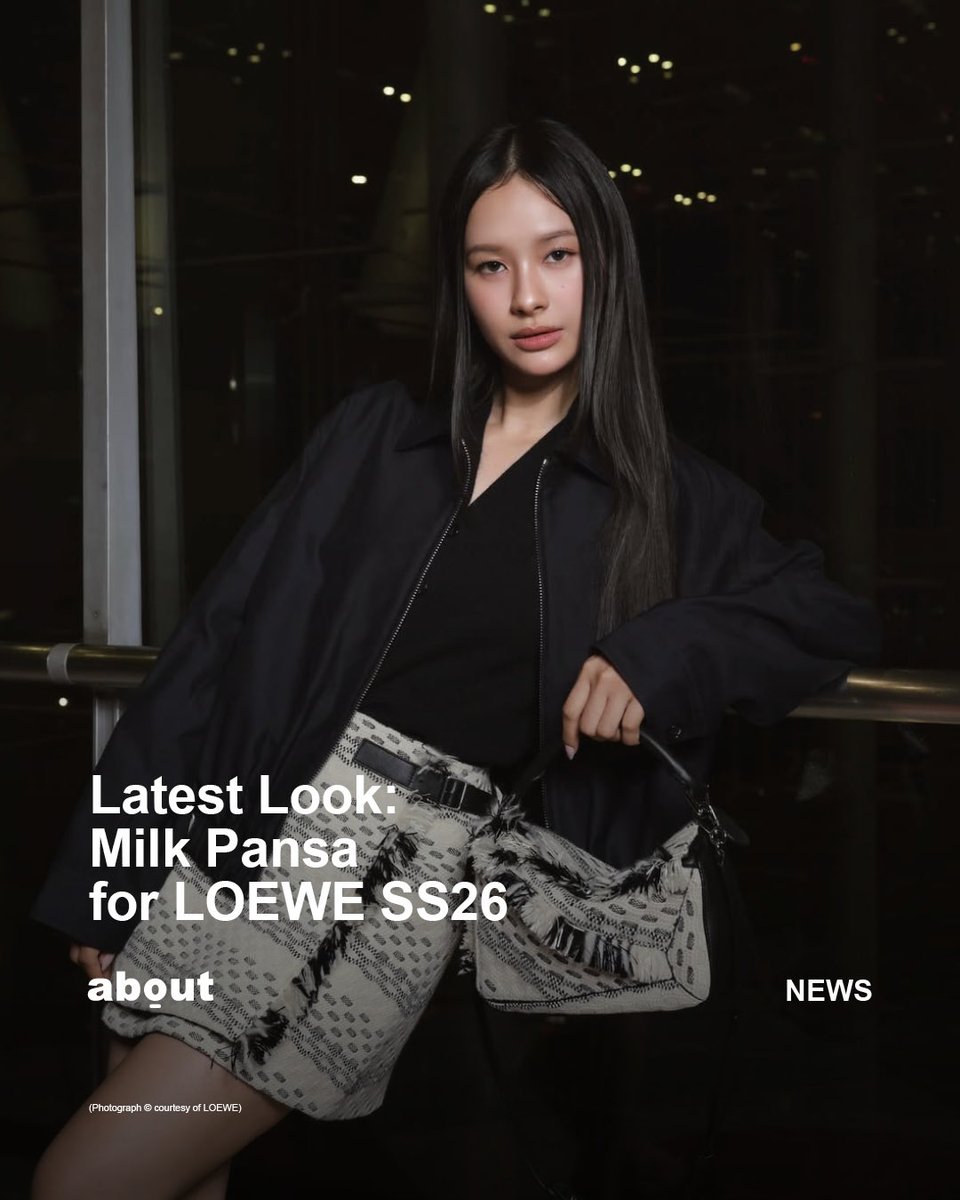 [Post IG Update] @ about_bkk ( 021025 )

🔗 : instagram.com/p/DPTGpg0AZ8h/

MILK FLY TO PFW SS26

#Loewe #LoeweSS26 
#MilkPansa #PFW 
#ParisFashionWeek
