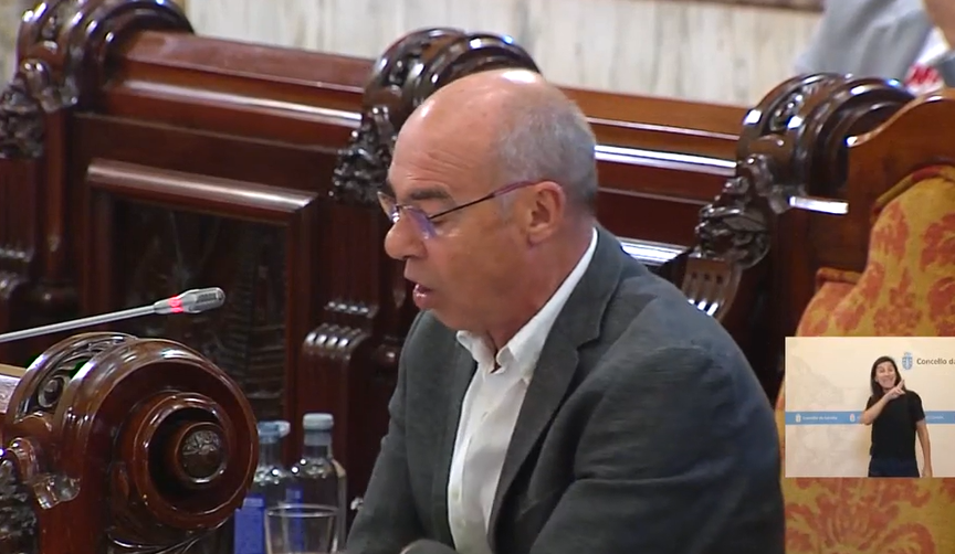 Tamén na Coruña, neste #PlenoOutubro, o PP é incapaz de lle chamar as cousas polo seu nome, incapaz de asumir a palabra Xenocidio.

É por iso que votou contra a moción de <a href="/jorqueracaselas/">Francisco Jorquera</a> sobre o masacre en Gaza, que si tivo o respaldo do PSOE e, por tanto, foi aprobada.