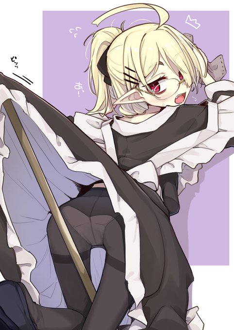 従者体験中のアイリ様 