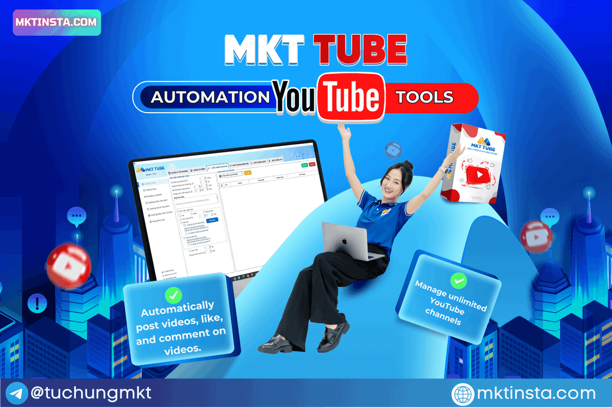 mktinsta_com's tweet photo. MKT Tube Software is a YouTube automation tool that lets you run multiple accounts, warm them up, auto-watch, like, comment, upload videos or Shorts, watch livestreams, and pin comments—all in one simple interface.

Read more : https://t.co/hnfljMRDRI https://t.co/MB2gILrVhl