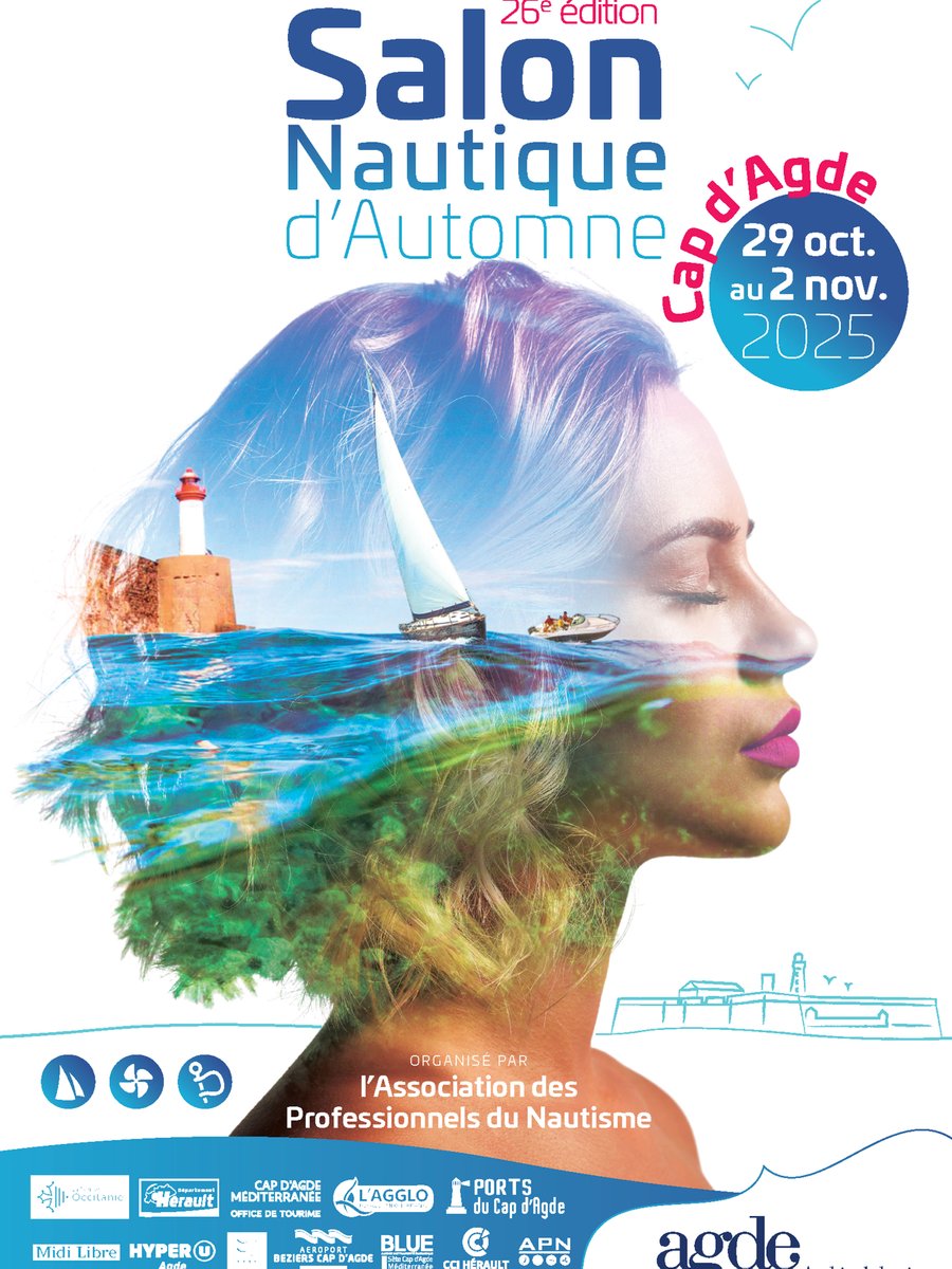 Retrouvez le #CapAgenda octobre et novembre 2025 en téléchargement : ville-agde.fr/document/downl…
Disponible à l'Office de Tourisme Cap d'Agde Méditerranée &amp; chez les commerçants
Restez Informés : retrouvez l’agenda complet sur le site internet de la ville d’Agde