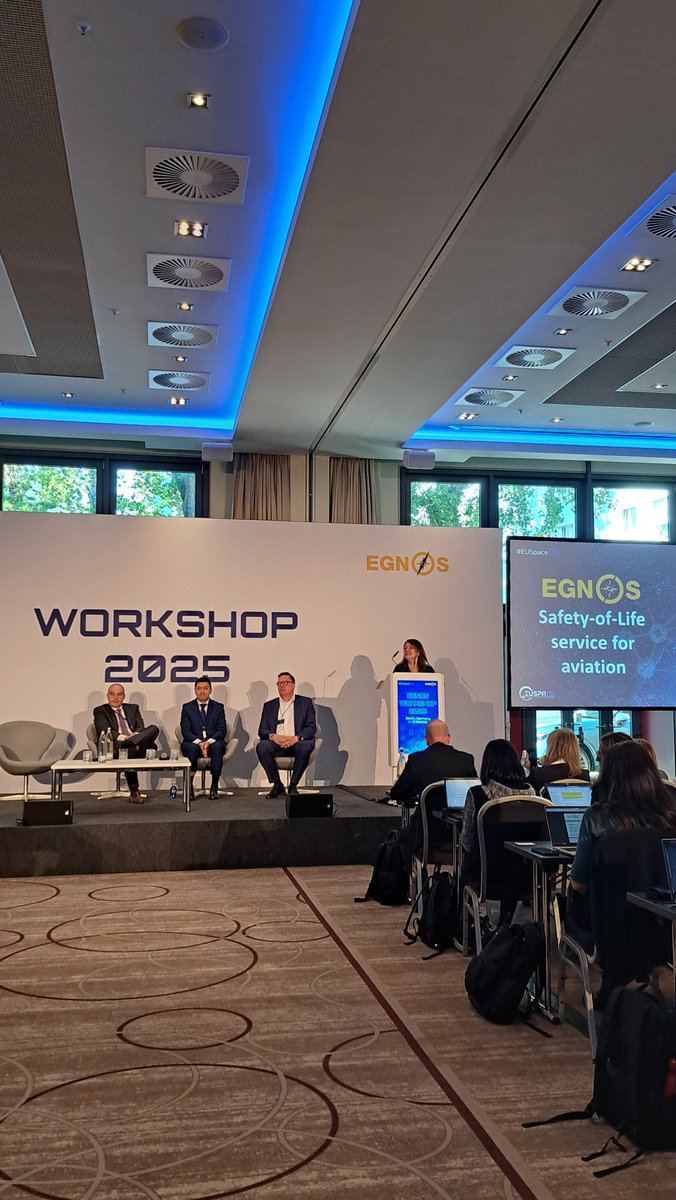 ESSPSAS's tweet image. ✨ Day Two of the #EGNOSWorkshop2025 has officially begun in Berlin!

The morning opened with welcoming remarks from Javier Gómez Díaz (Service Provision Unit Director, #ESSP), who reflected on the importance of yesterday’s sessions in setting the foundation for the discussions…