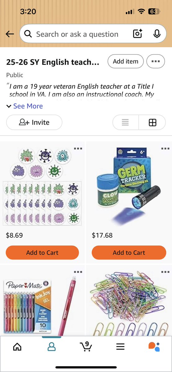 techmidschteach's tweet image. Good morning! I’m working on a unit with science and I want to make the book come alive for students. Please 🙏 consider donating to my classroom amazon.com/hz/wishlist/ls… #clearthelist