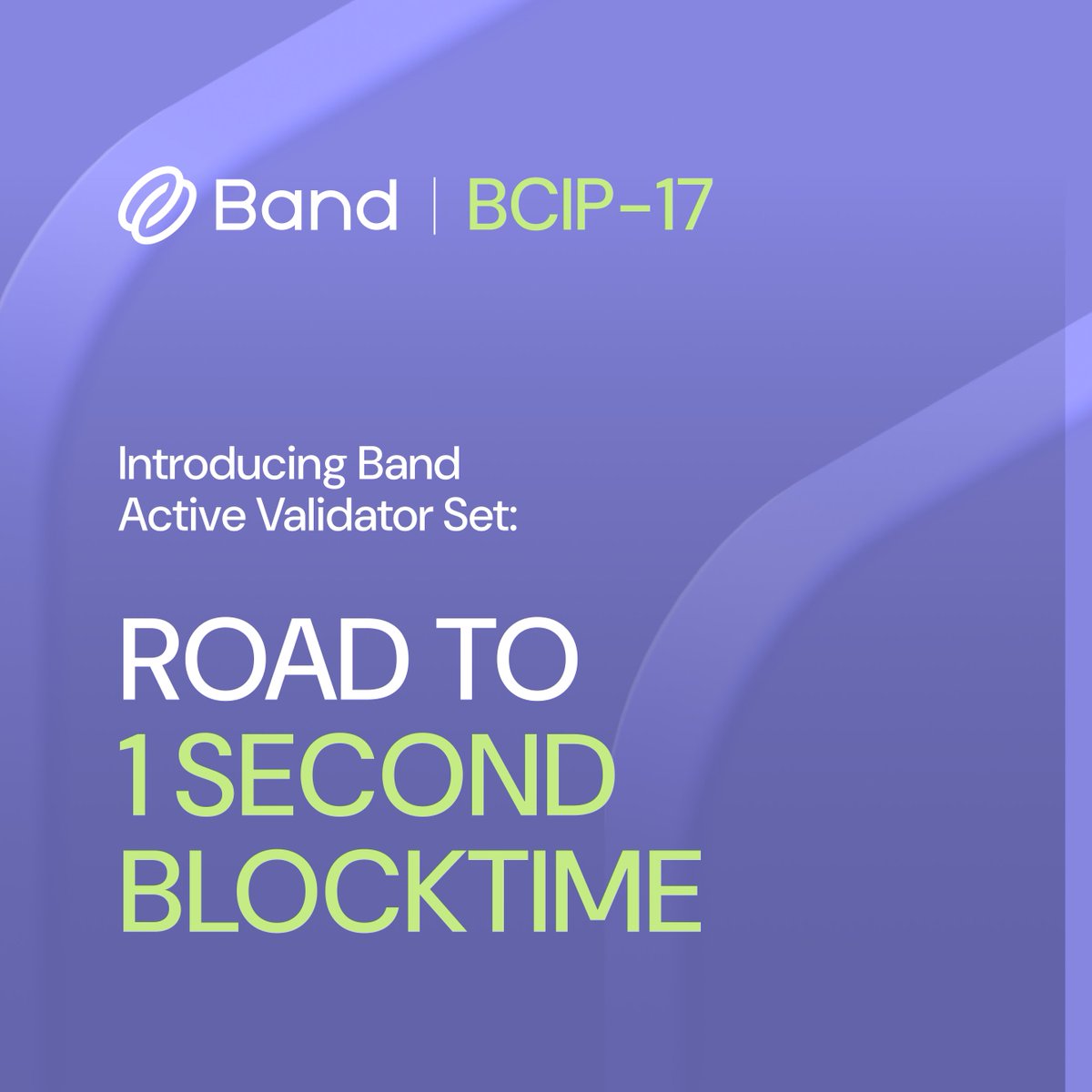 BandProtocol's tweet image. Band BCIP-17 | Introducing Band Active Validators Set: Road to 1-Second Blocktime

With the launch of Band v3, BandChain is now 10x faster, cheaper, and more scalable.

But this achievement is only possible because of our incredible validators.

Here&apos;s what you need to know 🧵👇