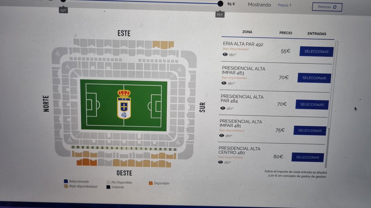 dovdtel87's tweet photo. Me gustaría saber @RealOviedo como funciona la cesión de asiento. He cedido el mio en Buenavista y no aparece a la venta, he refrescado la página varias veces en la últimas 24 horas... Un poco de transparencia por favor... https://t.co/MANkxBA2XV