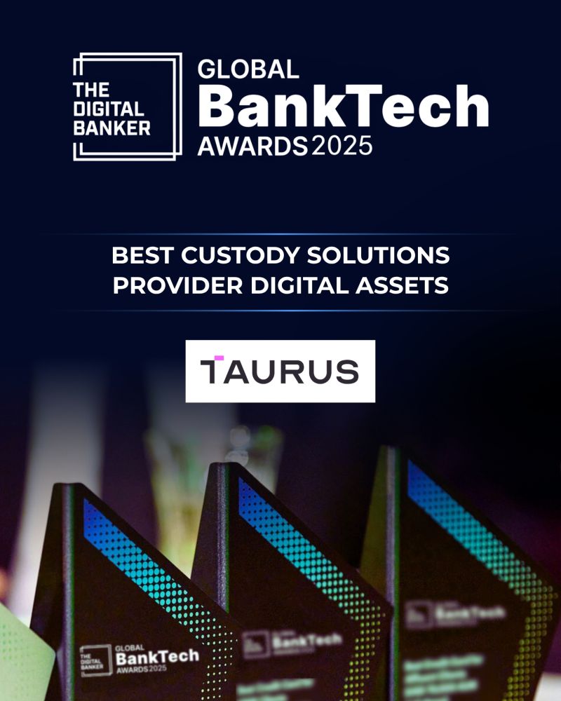 taurus_hq's tweet image. Taurus named Best Custody Solutions Provider for Digital Assets! 🔐

Built for financial institutions, Taurus-PROTECT delivers custody with banking-grade security, compliance, and flexibility across digital assets. 🌍 Trusted by banks worldwide.

eu1.hubs.ly/H0nvK3X0