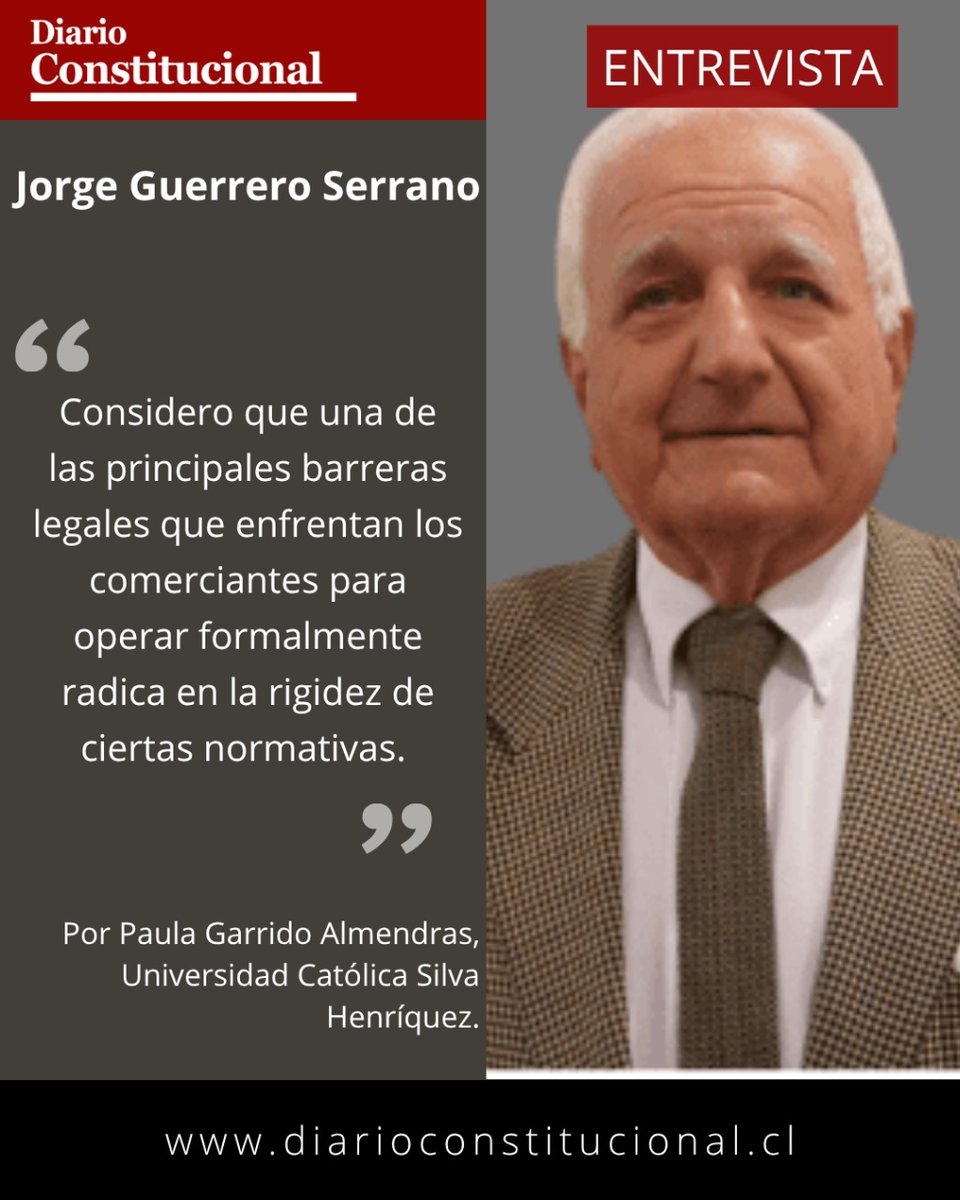 📢 Jorge Guerrero Serrano: “Chile tiene un camino fértil para el emprendimiento, pero debemos despejar los obstáculos burocráticos”.
¿Está la regulación preparada para acompañar la innovación?
Más detalles 👉 diarioconstitucional.cl/entrevistas/jo…
#Emprendimiento #Innovación #Chile