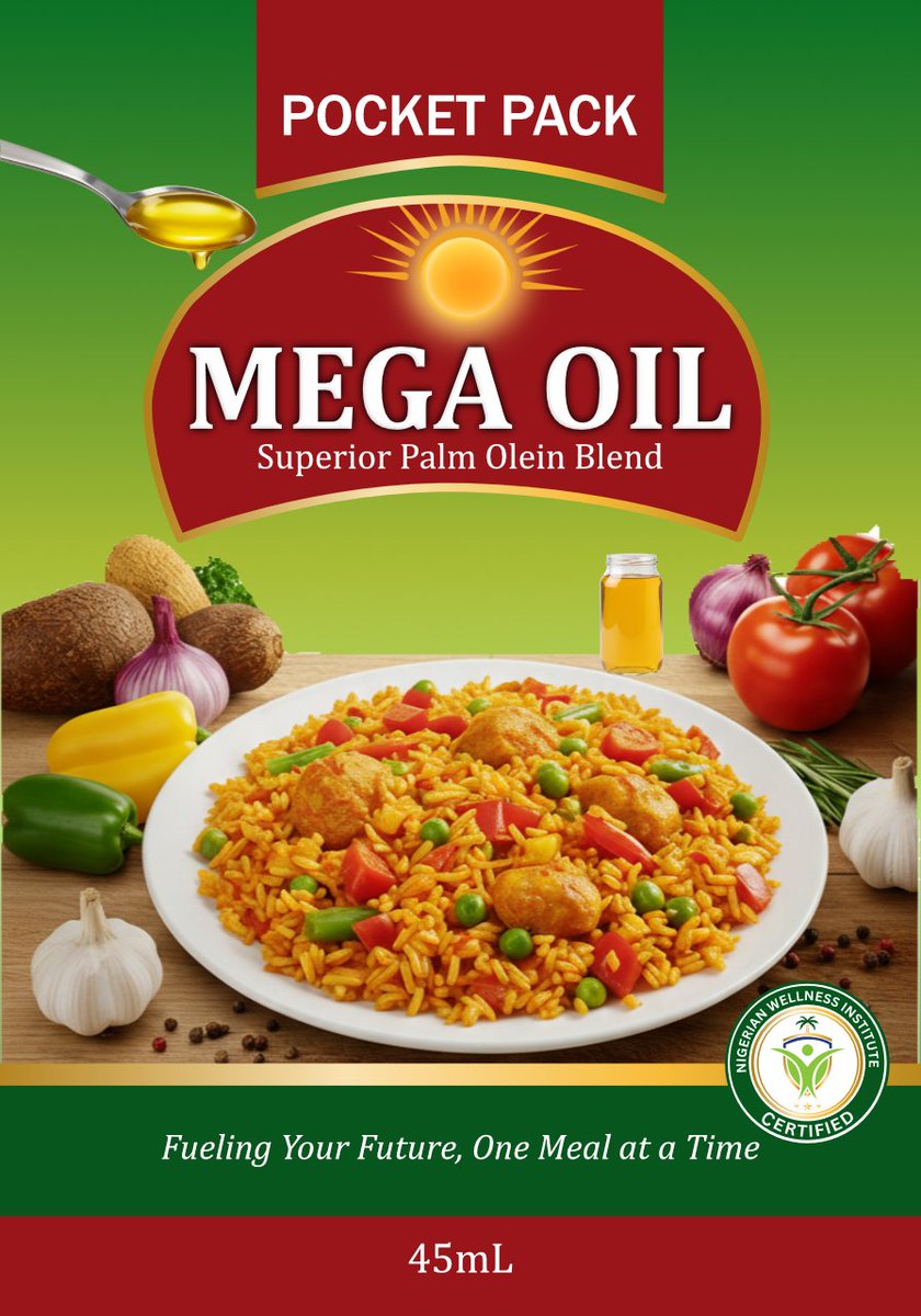 Fizzy_graphics_'s tweet image. Designed a packaging concept for Mega Oil, a vegetable oil brand idea. Clean look, strong shelf presence.

#PackagingDesign #BrandDesign #GraphicDesign #FoodPackaging #DesignConcept