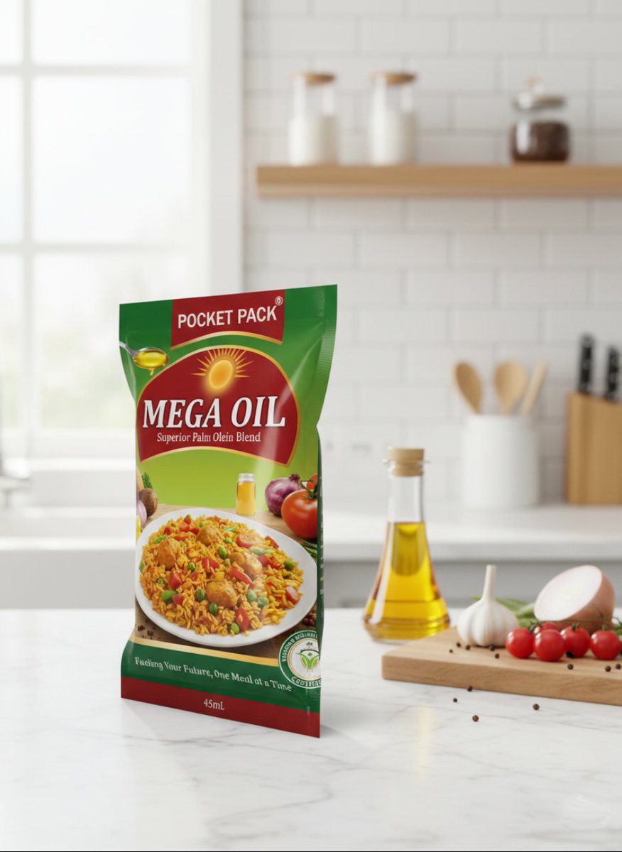 Fizzy_graphics_'s tweet image. Designed a packaging concept for Mega Oil, a vegetable oil brand idea. Clean look, strong shelf presence.

#PackagingDesign #BrandDesign #GraphicDesign #FoodPackaging #DesignConcept