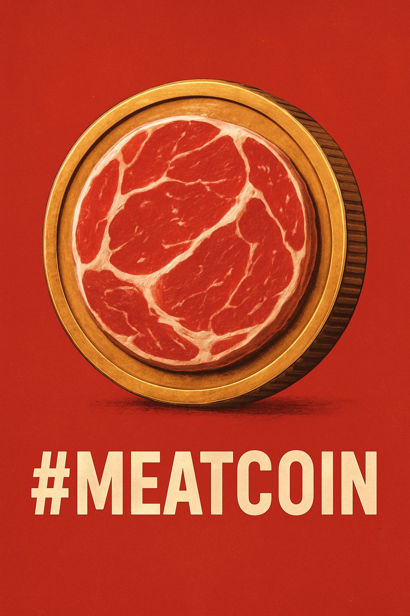GhMeme01's tweet photo. 🔥🥩 The Meme That Feeds is Just Getting Started 🚀
#MeatCoin isn’t just another token… it’s a vision, a movement, and a future where crypto meets real value. From pork to chicken to fish — we’re building the meme with real bite. 🐟🍗🥓
💡 The message is simple: Your time to buy is now.
Because #MeatCoin is not just here today…
👉 It’s here to stay.
Join the family. Hold the future. Spread the word. 🌍
#Crypto #Solana #MeatCoin