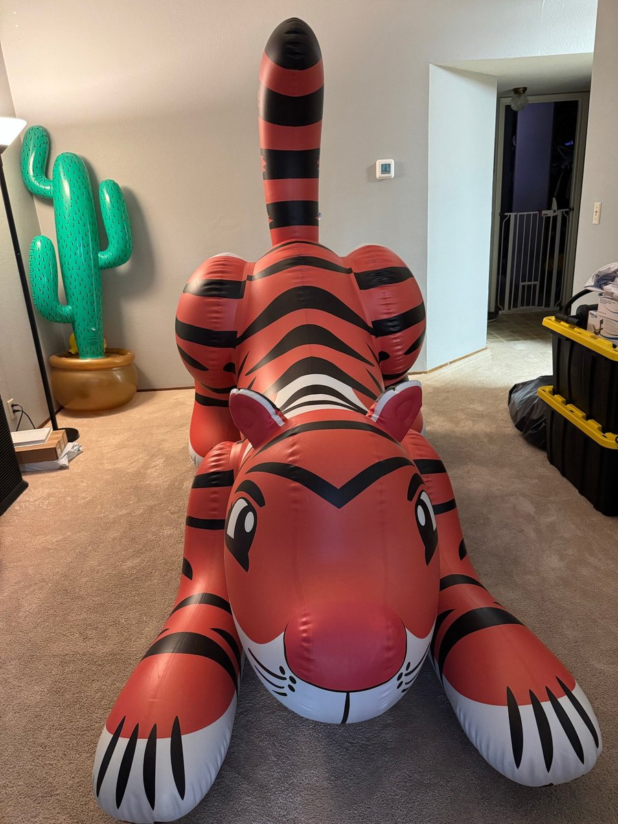 JetCreations's tweet photo. 📸 Photos of the Pouncing Tiger captured by Lionel, the designer and owner! 😃 He’s thrilled with the quality. Order yours at👉 https://t.co/hW1Tb7YAJn
#inflatable #animal #tiger #fun #cosplay https://t.co/P6srvNmMnF