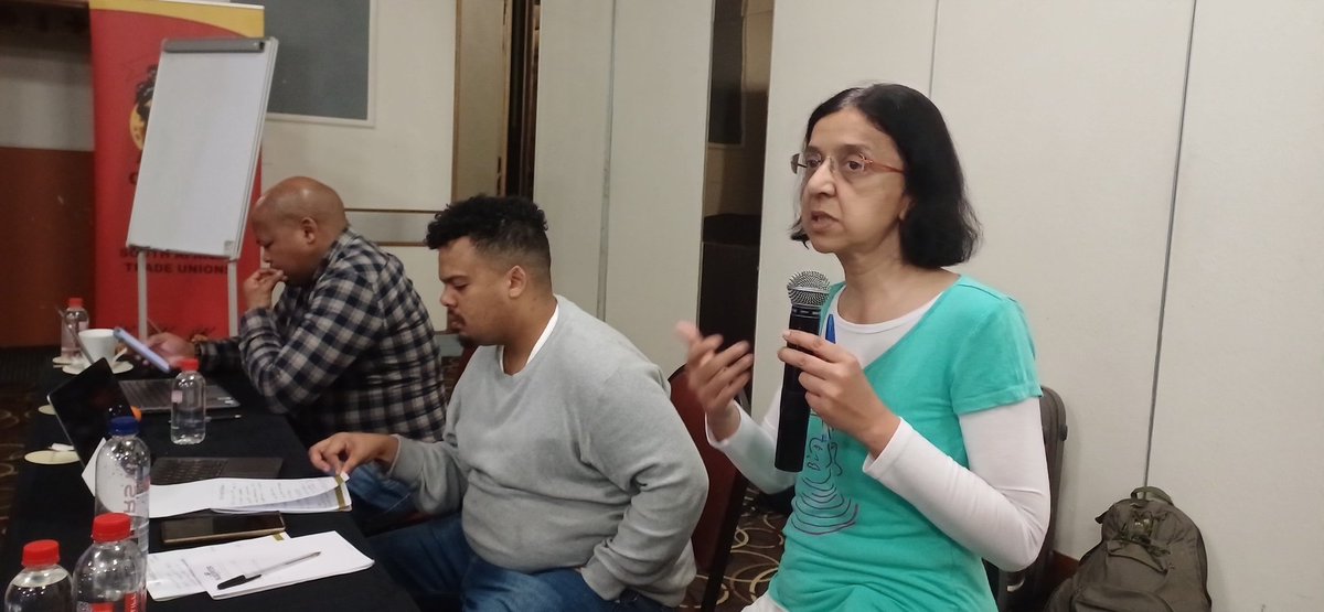 _cosatu's tweet image. #Cosatu/#AIDC workshop commissioners are engaging in plenary in Johannesburg to formulate key recommendations from affiliated trade unions @AIDC_RSA @UNFCCC @FAOclimate @climate #JustEnergyTransition #ClimateChange #JustEnergy #EconomicGrowth #ClassStruggle #ClassWar