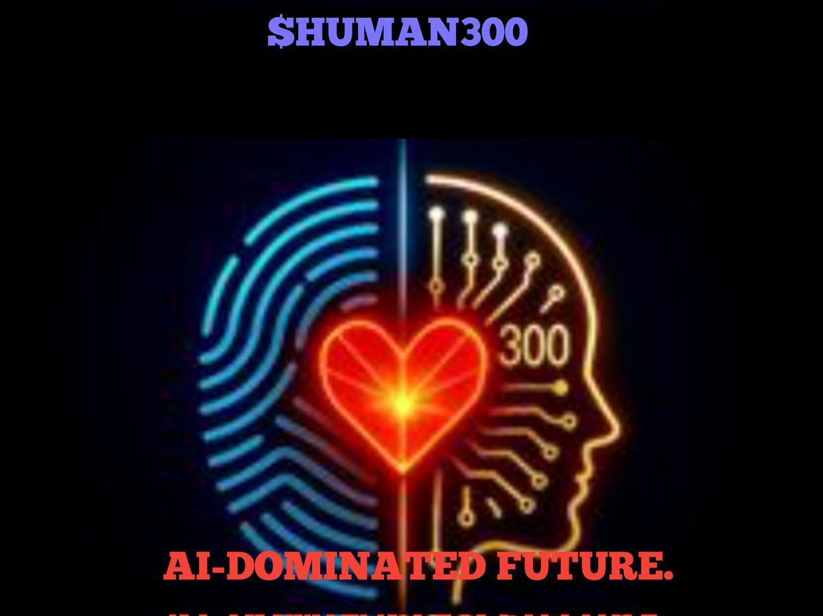 abubakarbbg9's tweet image. 𝗧𝗵𝗲 𝗠𝗲𝘀𝘀𝗮𝗴𝗲
Most crypto projects chase hype and numbers. HUMAN 300 is different it’s about protecting humanity. Each $HUMAN300 token is a voice saying our creativity and individuality matter in an AI-dominated future.
#HumanToken300ThreadContest