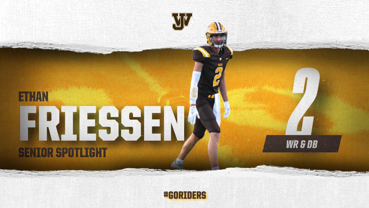 Week 7 Senior Spotlight: Ethan Friessen!

Link to Senior Spotlight Video: 
wevideo.com/view/3903262271

#RoughriderFootball
#OnlyChampionsPlayHere

<a href="/WestJeff_AD/">West Jeff Athletics</a>