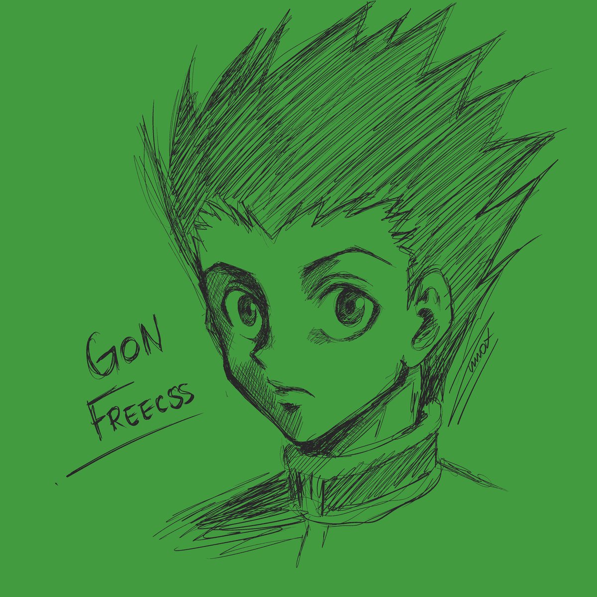 #ZIMOXART ✍️

Quick Sketch #GON_FREECSS 💚

#HunterxHunter #HxH #ハンターハンター