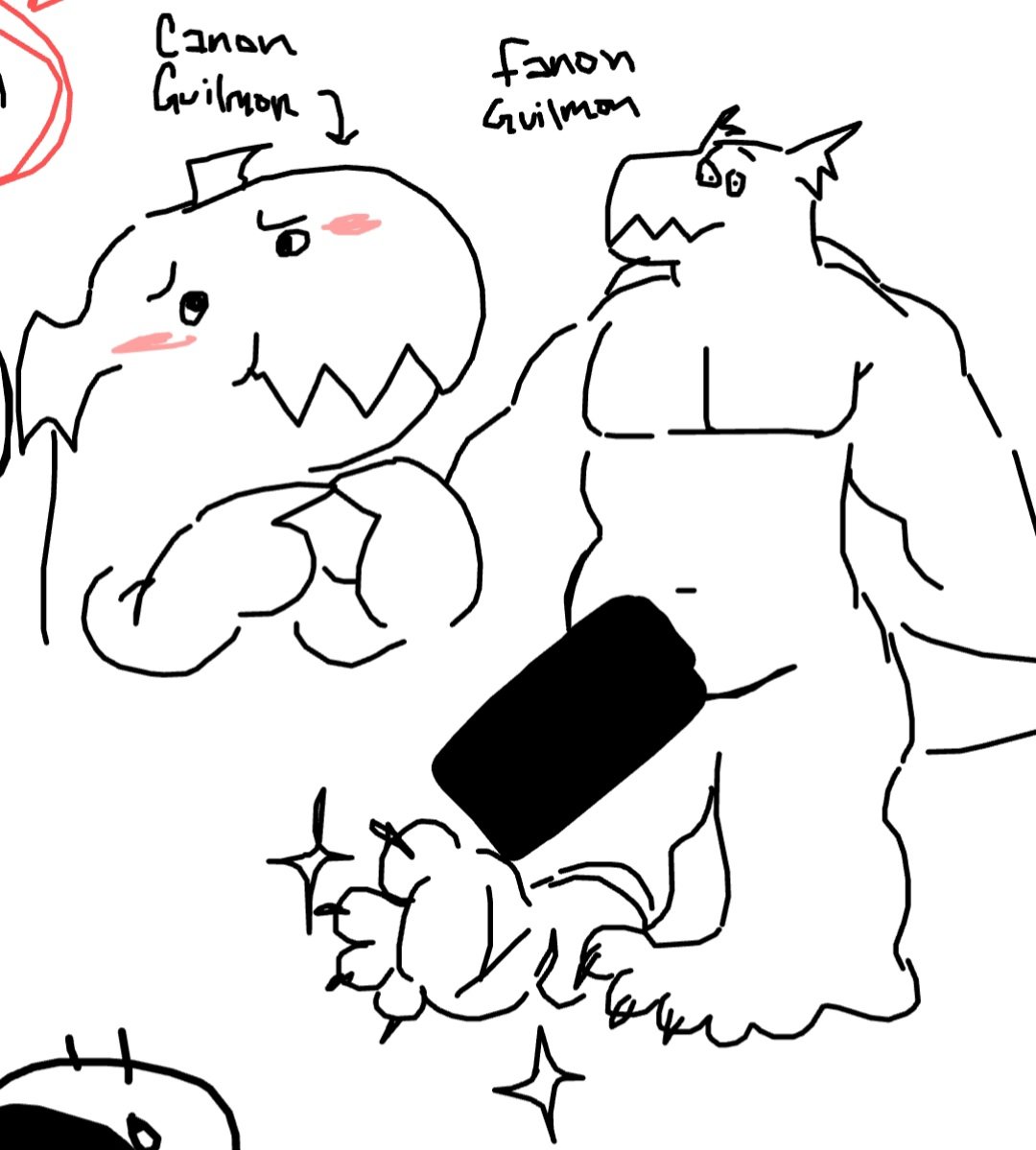 scrapdoq's tweet photo. Let myself just doodle silly things for once in a long time, I should do it more https://t.co/0AHL211vg9