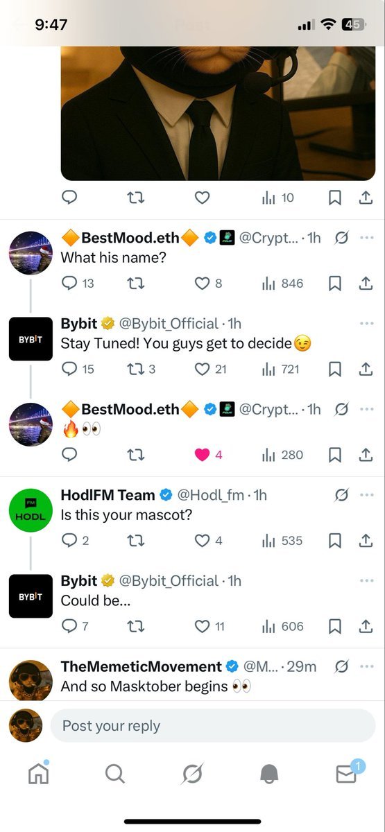 0xOliverX's tweet photo. I think it was a hint from @Bybit_Official 

IYKYK TYPE SHI

$MASK STAYS ON https://t.co/4BPipEpnKP