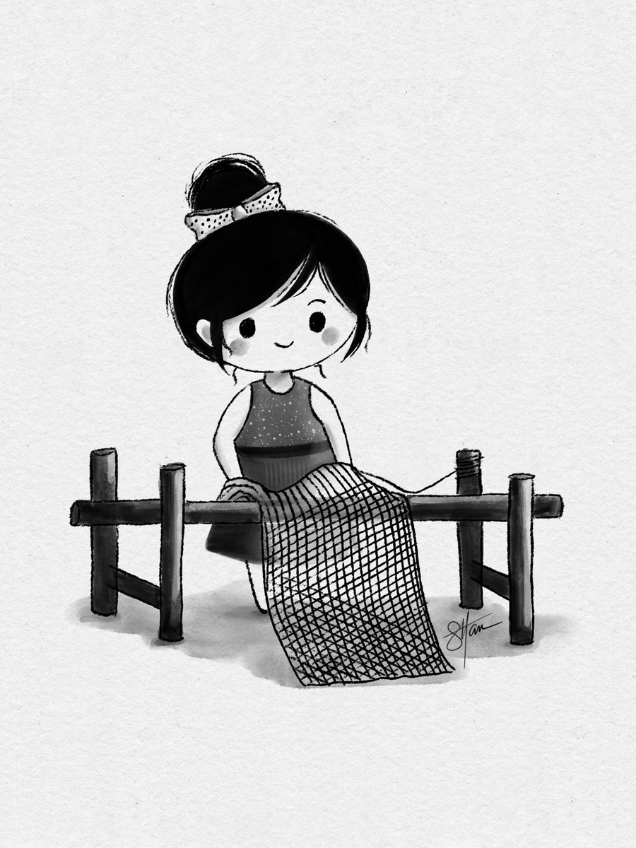 gm gm. 

They’re back!!! 
Lezgoooo #inktober 2025!!!

🖊️ Day 1 : Mustache

🖊️ Day 2 : Weave 

*illustrated in <a href="/Procreate/">Procreate</a>*

OE - 7 days - 1 xtz only!

🔗👇🏼