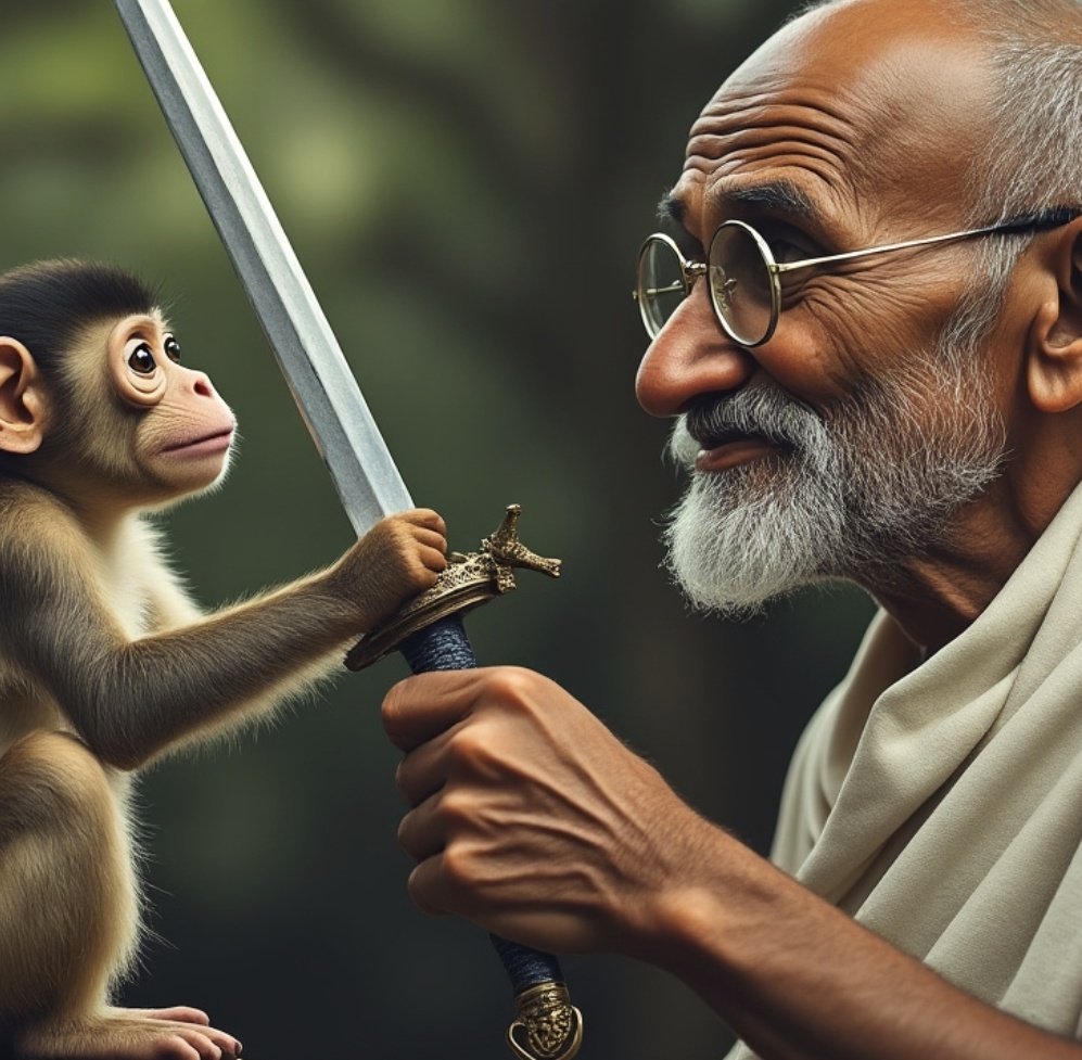 मित्रो, यहाँ प्रस्तुत है मेरी लिखी एक कविता ये तलवार वाले... नाक के रखवाले.

कुछ दिन से ढंग से मैं सो नहीं पाया
रात बदली करवट तो बापू को पाया मैं बोला,
बापू कैसे मेरा ख्याल आया?
कुछ दिन से हूं आहत, यह मर्म कैसे पाया?
पलट के बोले बापू, बस यूं ही चला आया
चेहरा देखा बापू का तो मैं