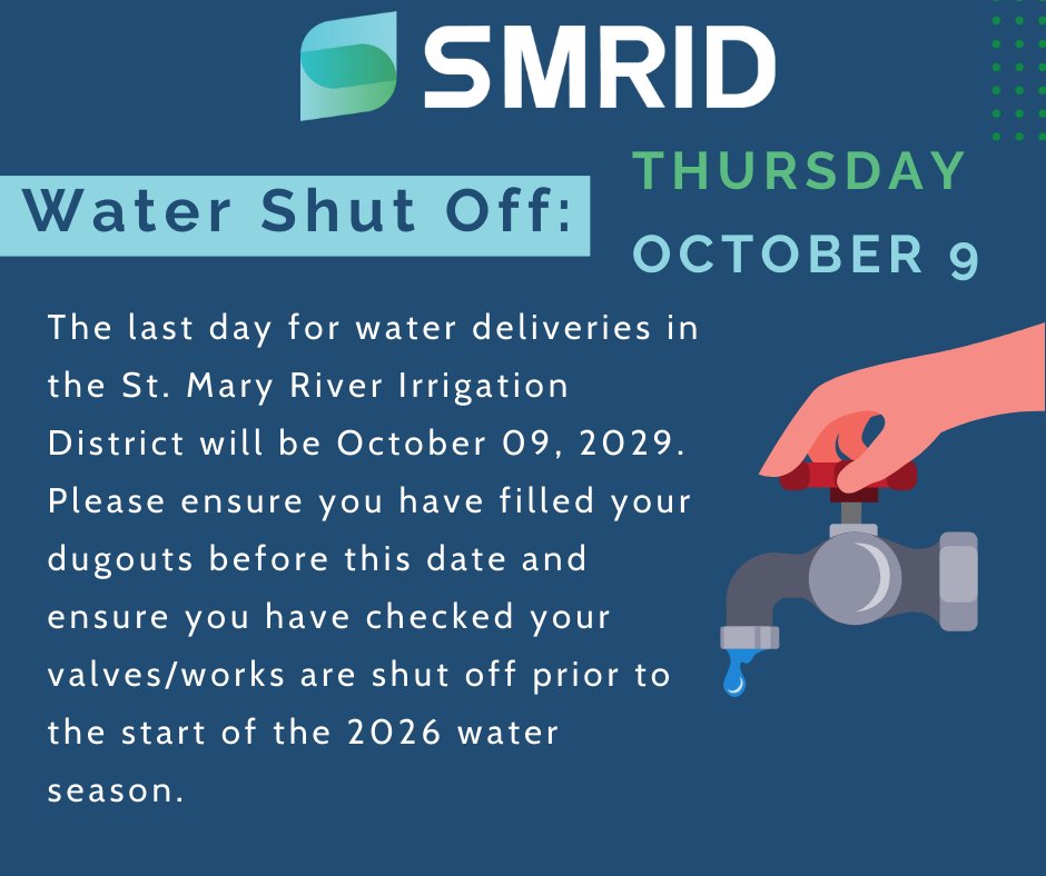 St. Mary River Irrigation District tweet media